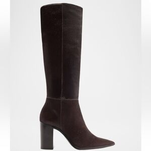 Schutz Calf Hair block heel boots